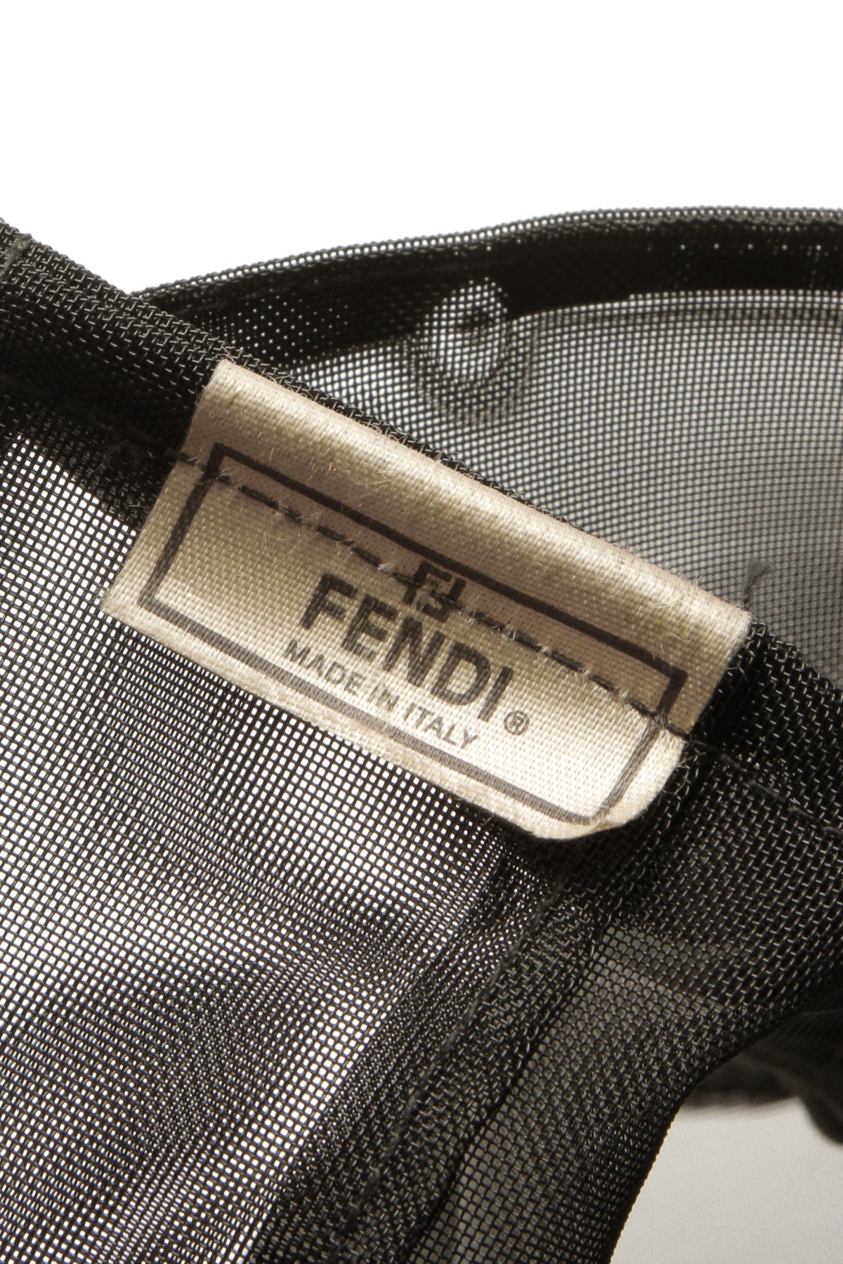 Mesh Logo Tote Bag - Black
