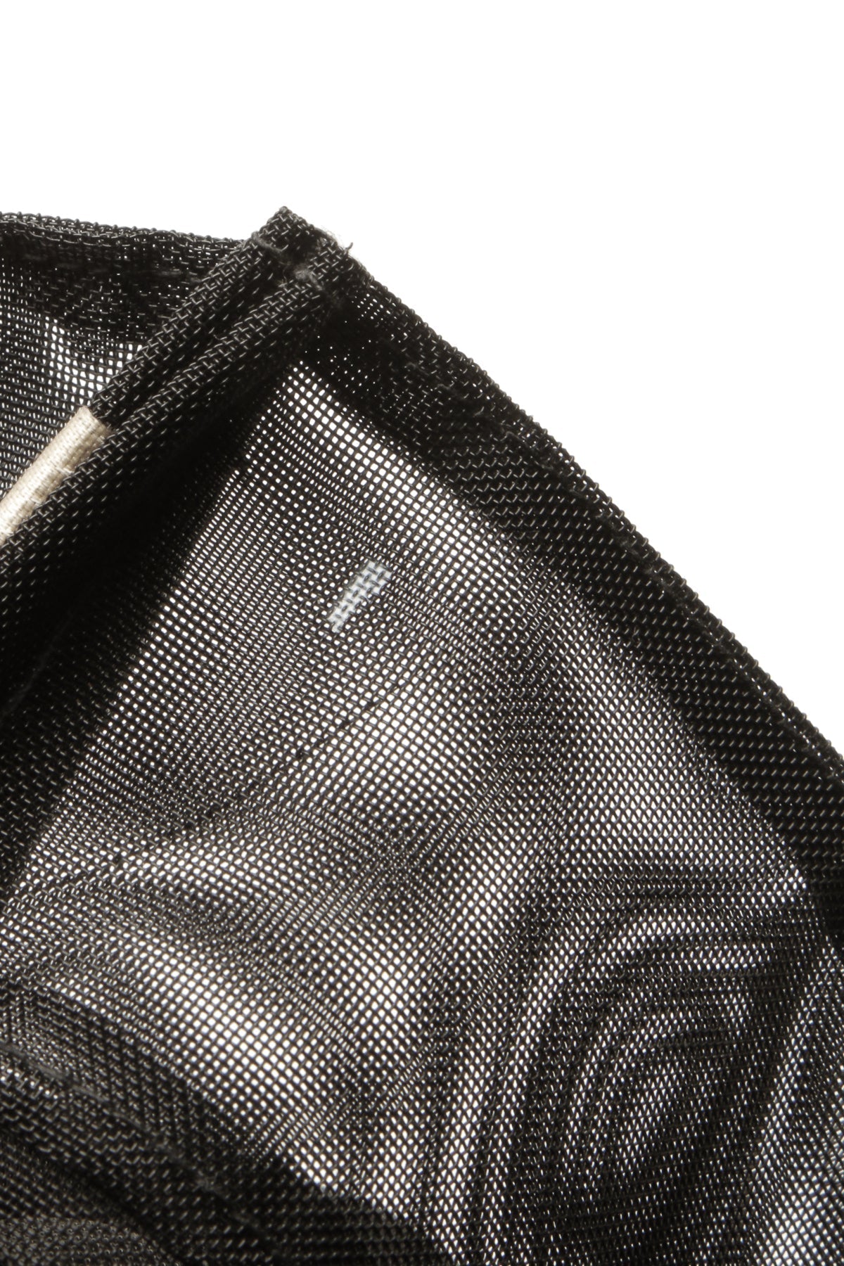 Mesh Logo Tote Bag - Black