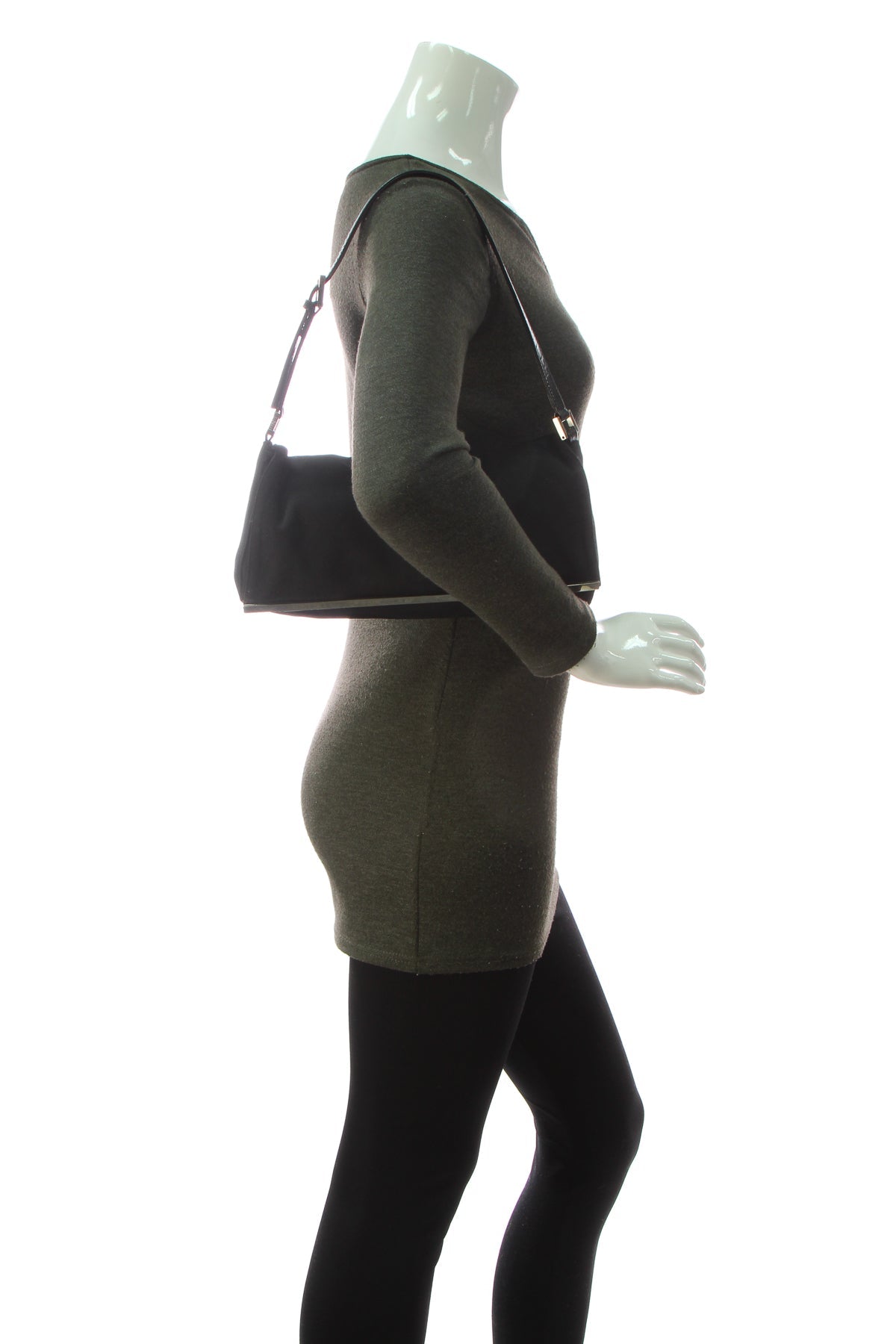 Pochette Bag - Black Jersey