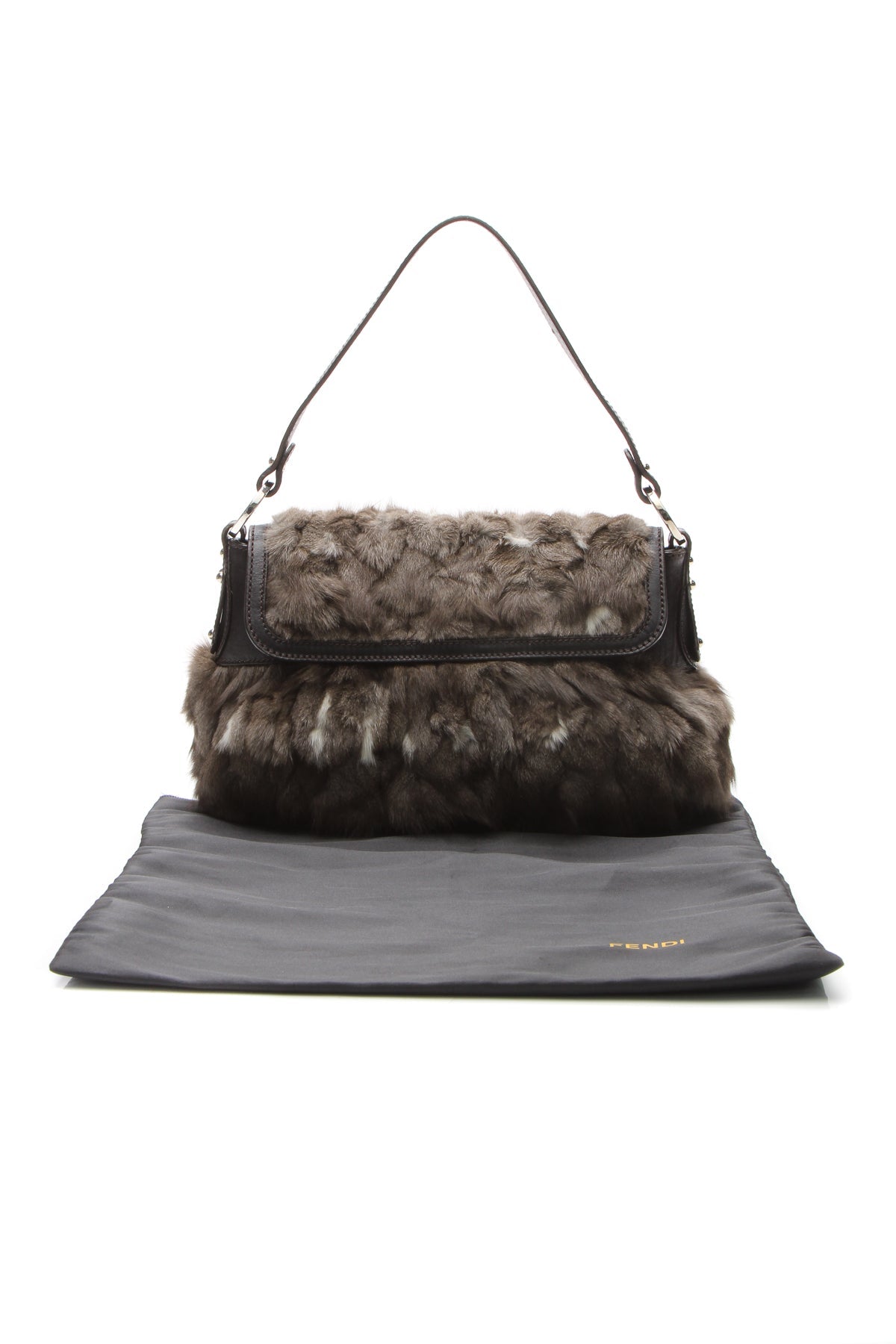 Fur Chef Shoulder Bag - Brown