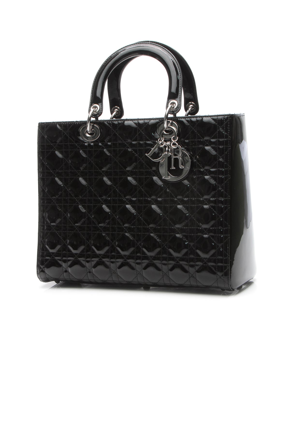 Large Lady Dior Bag - Black