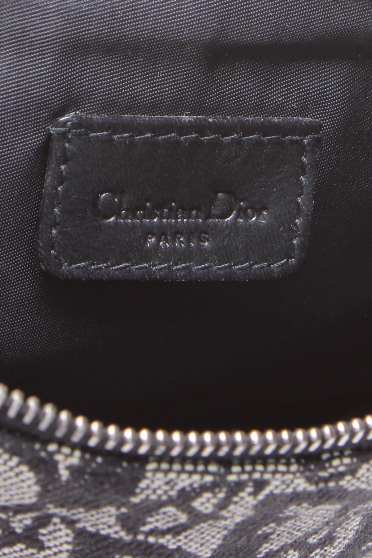 Mini Saddle Pochette Bag - Black Diorissimo
