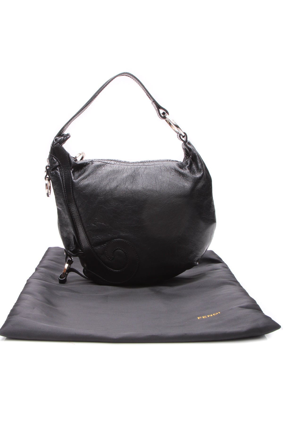 Vintage Borsa Biga Hobo Bag - Black