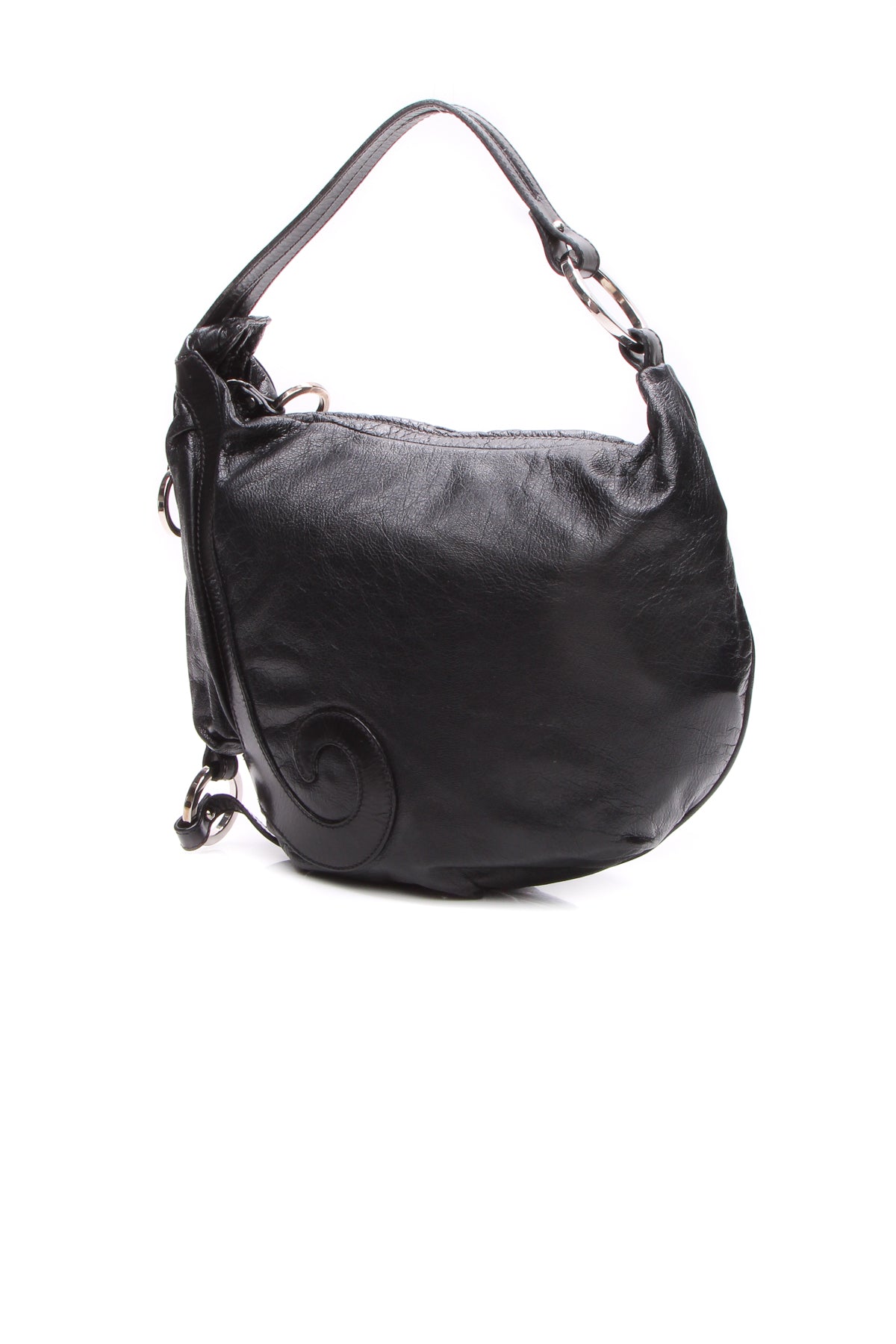 Vintage Borsa Biga Hobo Bag - Black