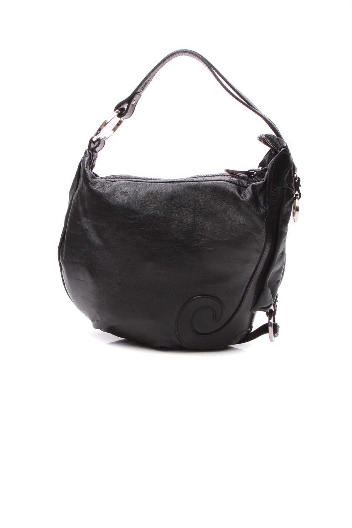 Vintage Borsa Biga Hobo Bag - Black