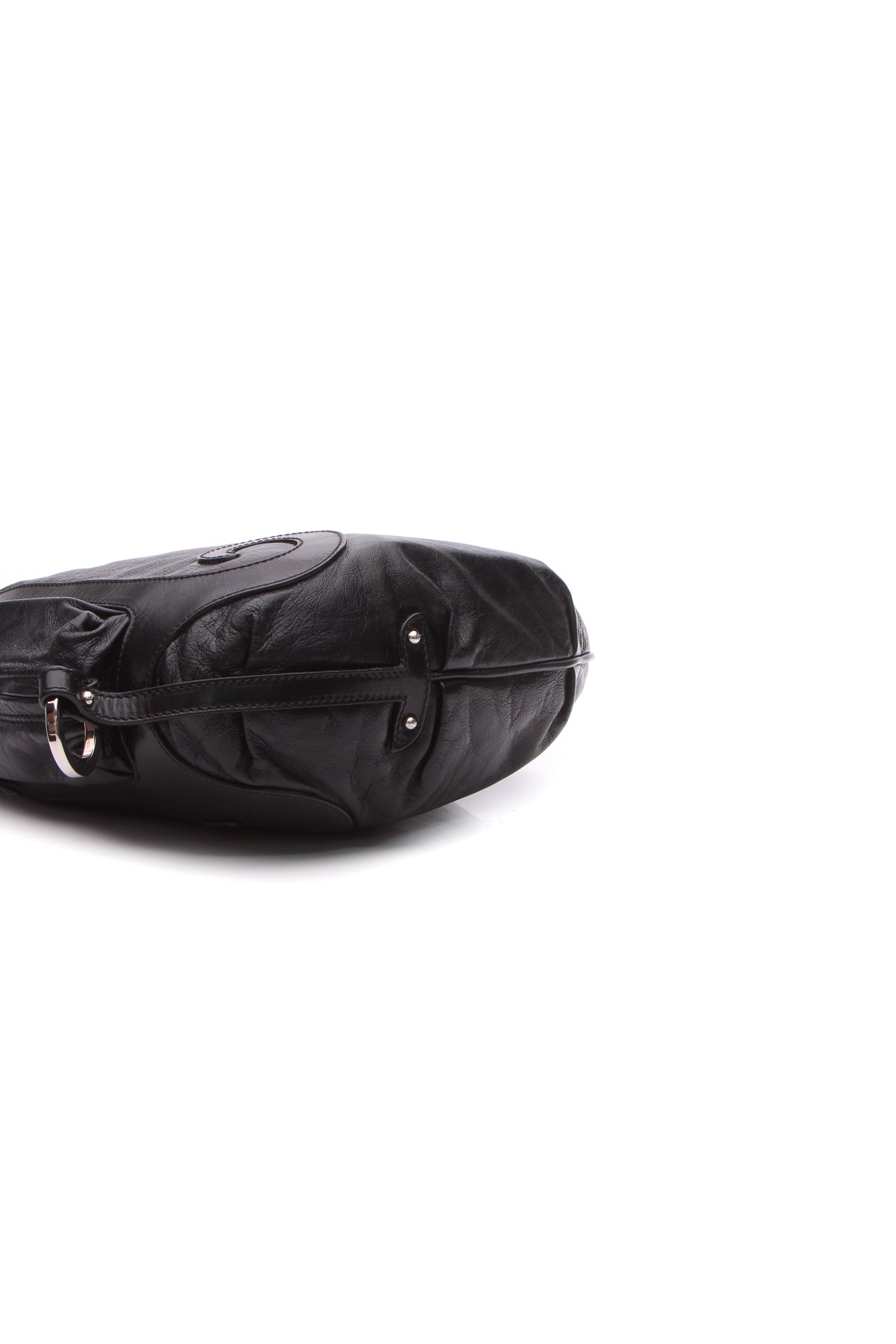 Vintage Borsa Biga Hobo Bag - Black