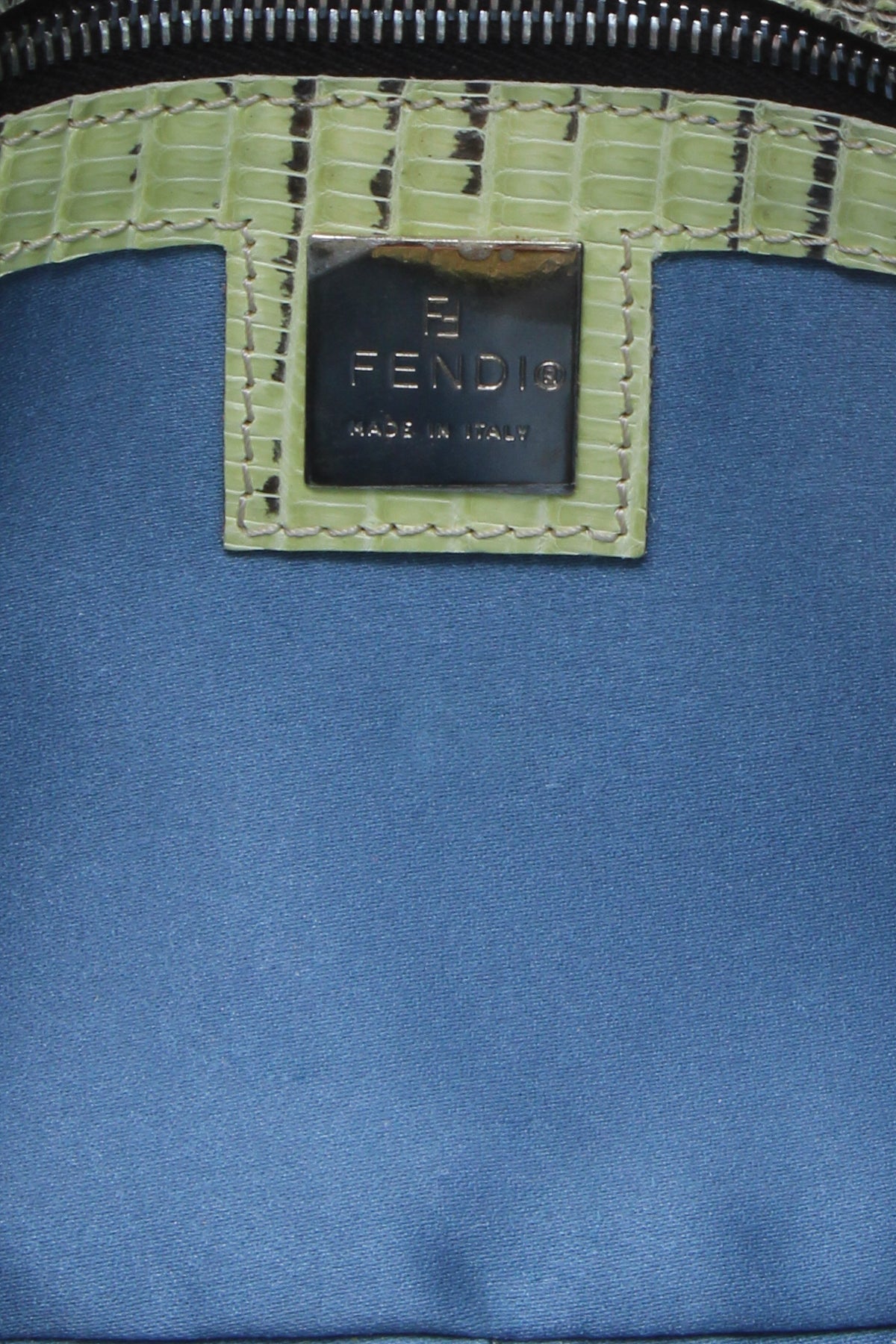 Floral Embroidered Baguette Bag - Tobacco