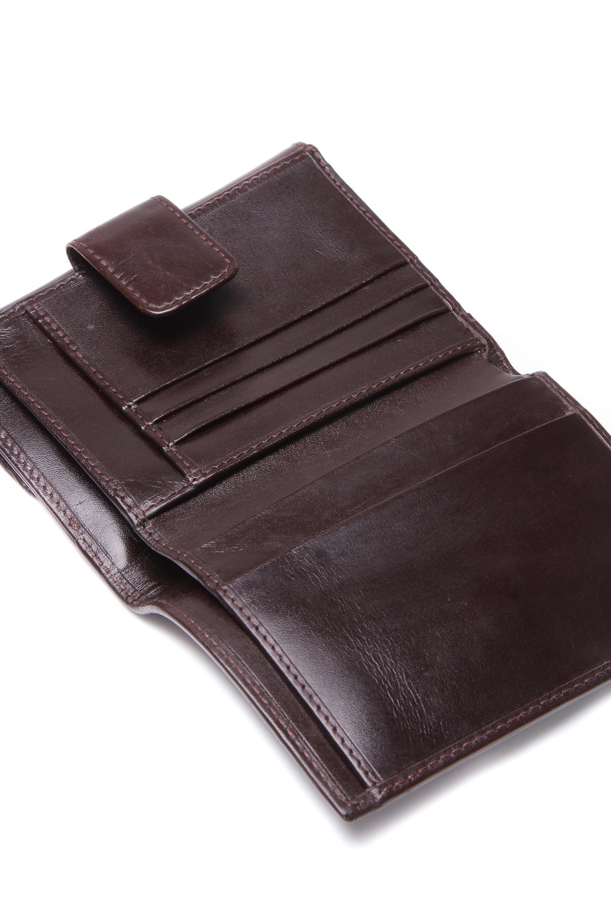 Vintage Zucca Compact Wallet - Tobacco