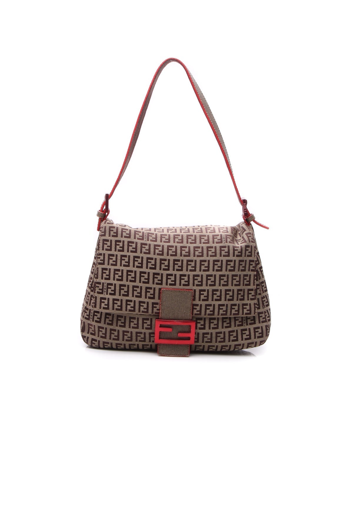 Zucchino Mama Baguette Bag - Brown/Red