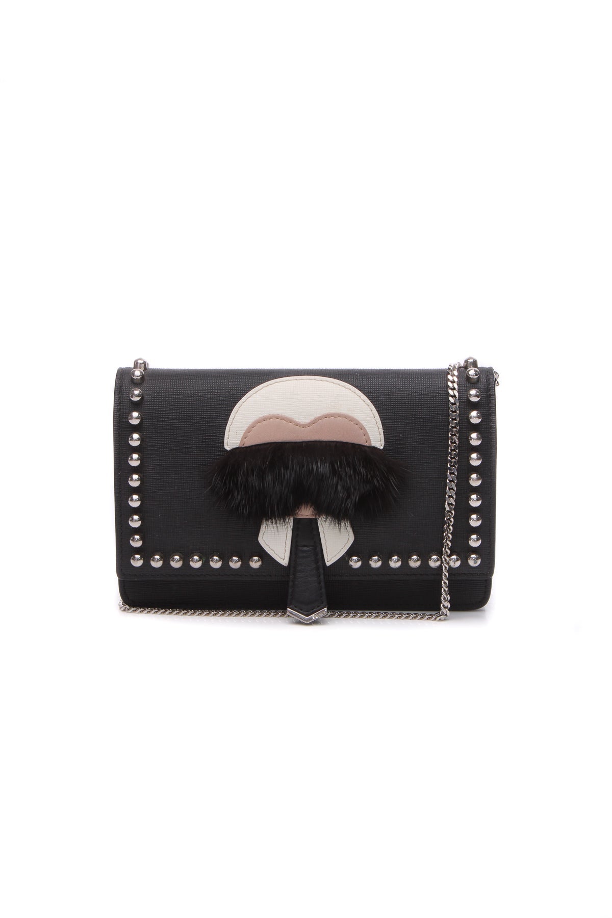 Karlito Wallet on a Chain Bag - Black