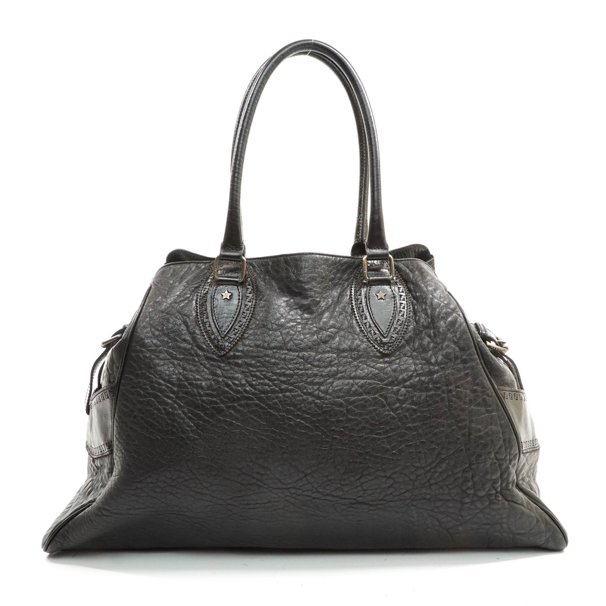 Fendi Tote Bag Leather Black