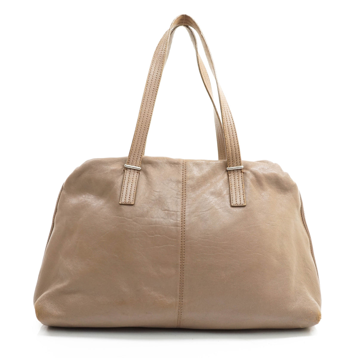 Fendi Tote Bag Leather Brown