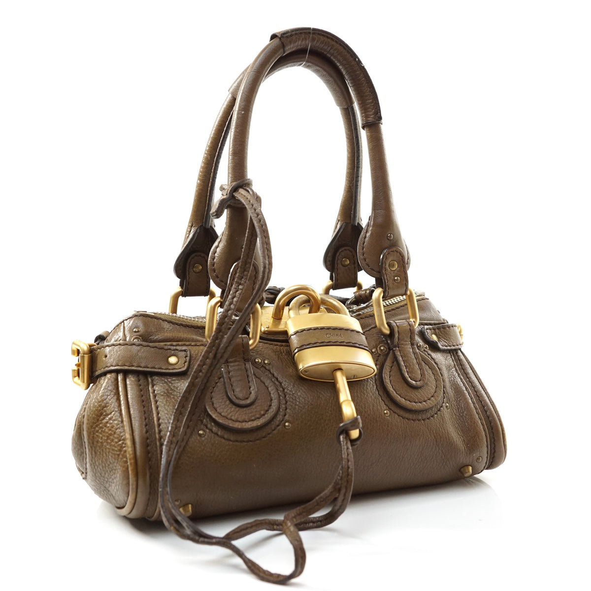Chloe Paddington Shoulder Bag Brown