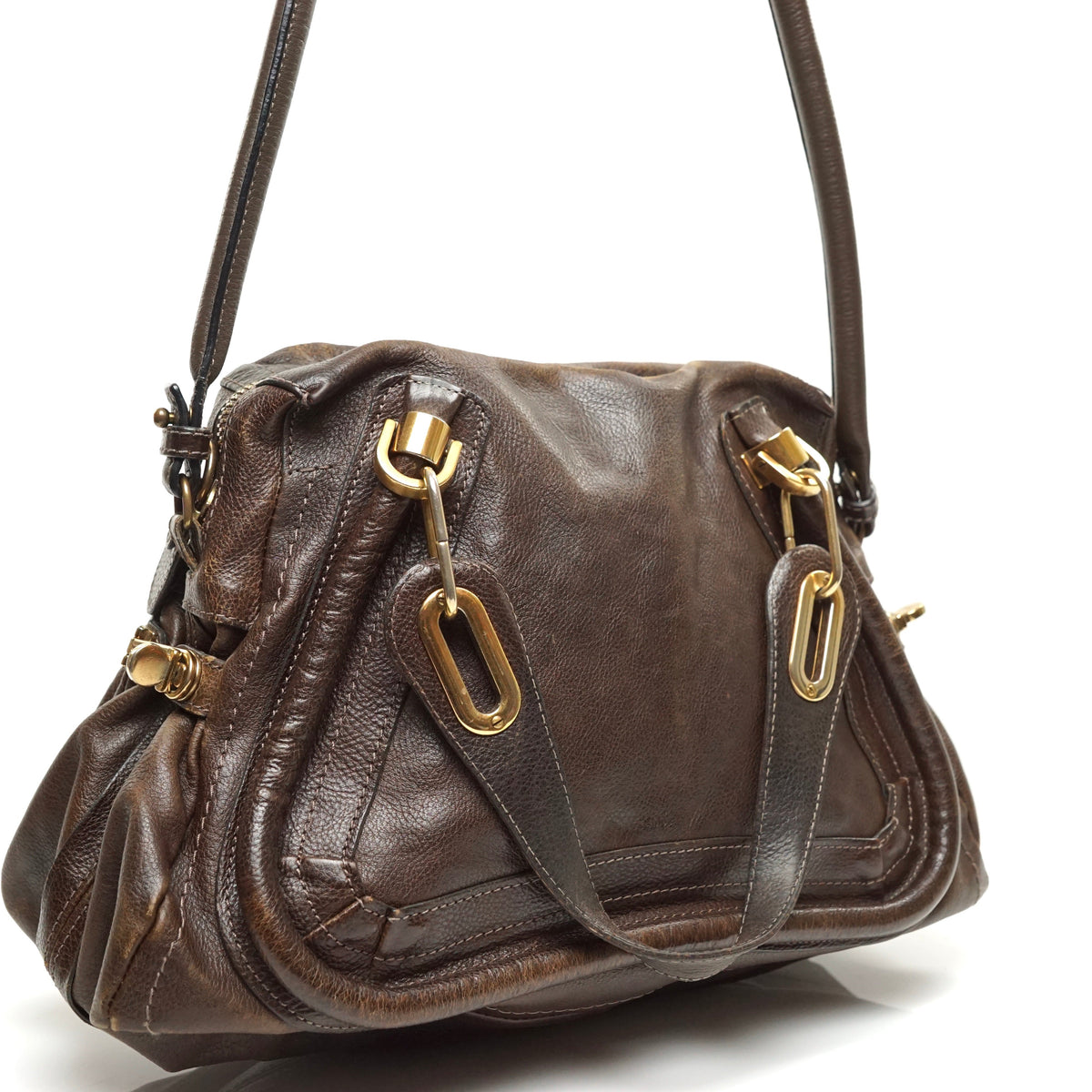 Chloe Paraty Shoulder Bag Dark