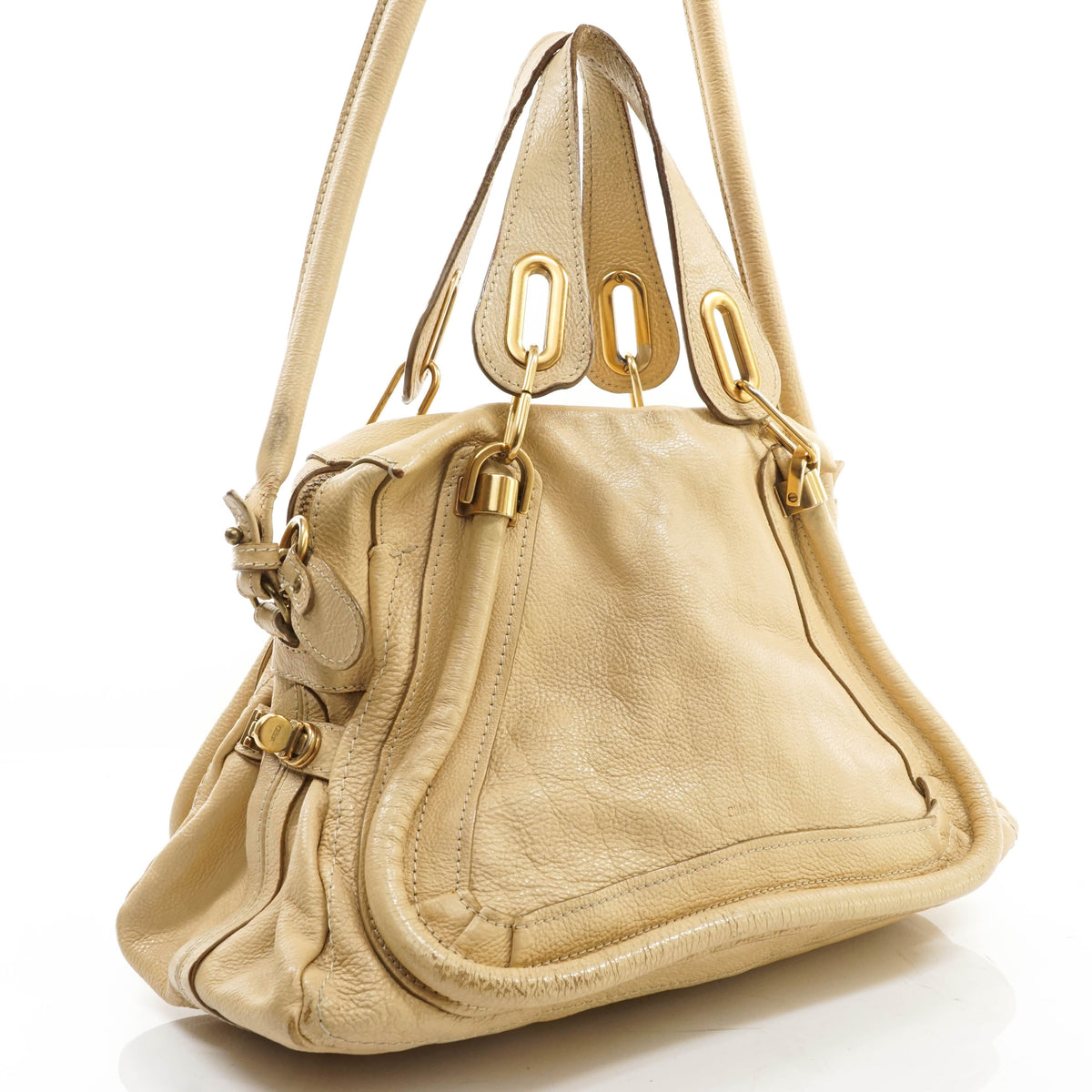 Chloe Paraty Tote Bag Leather Light