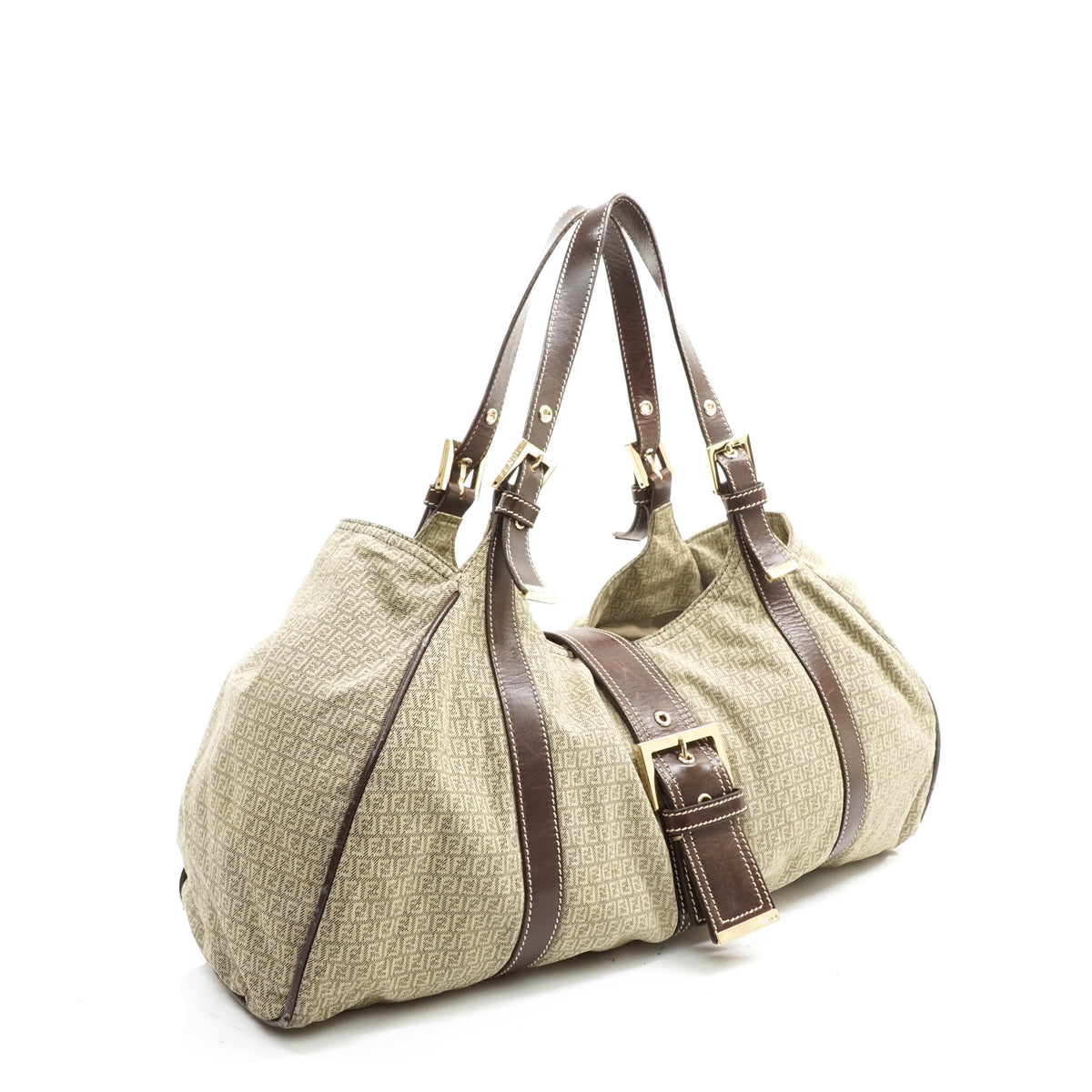 Fendi Tote Bag Brown Canvas