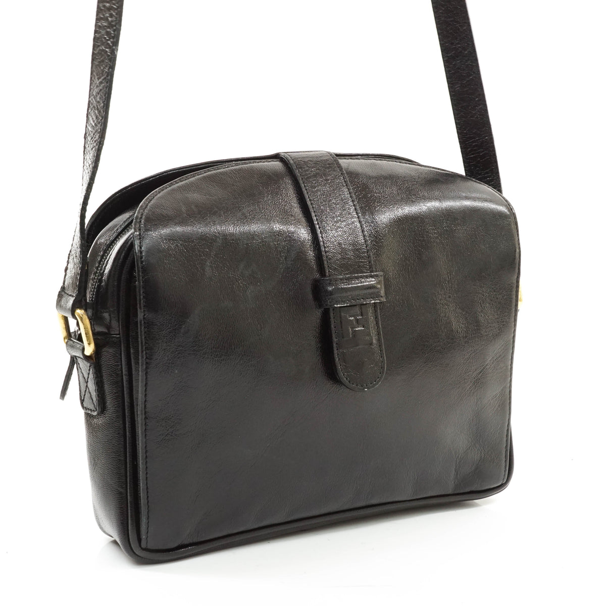 Fendi Crossbody Bag Black Leather
