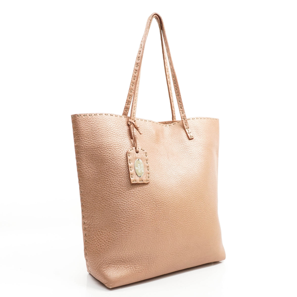 Fendi Tote Bag Leather Pink