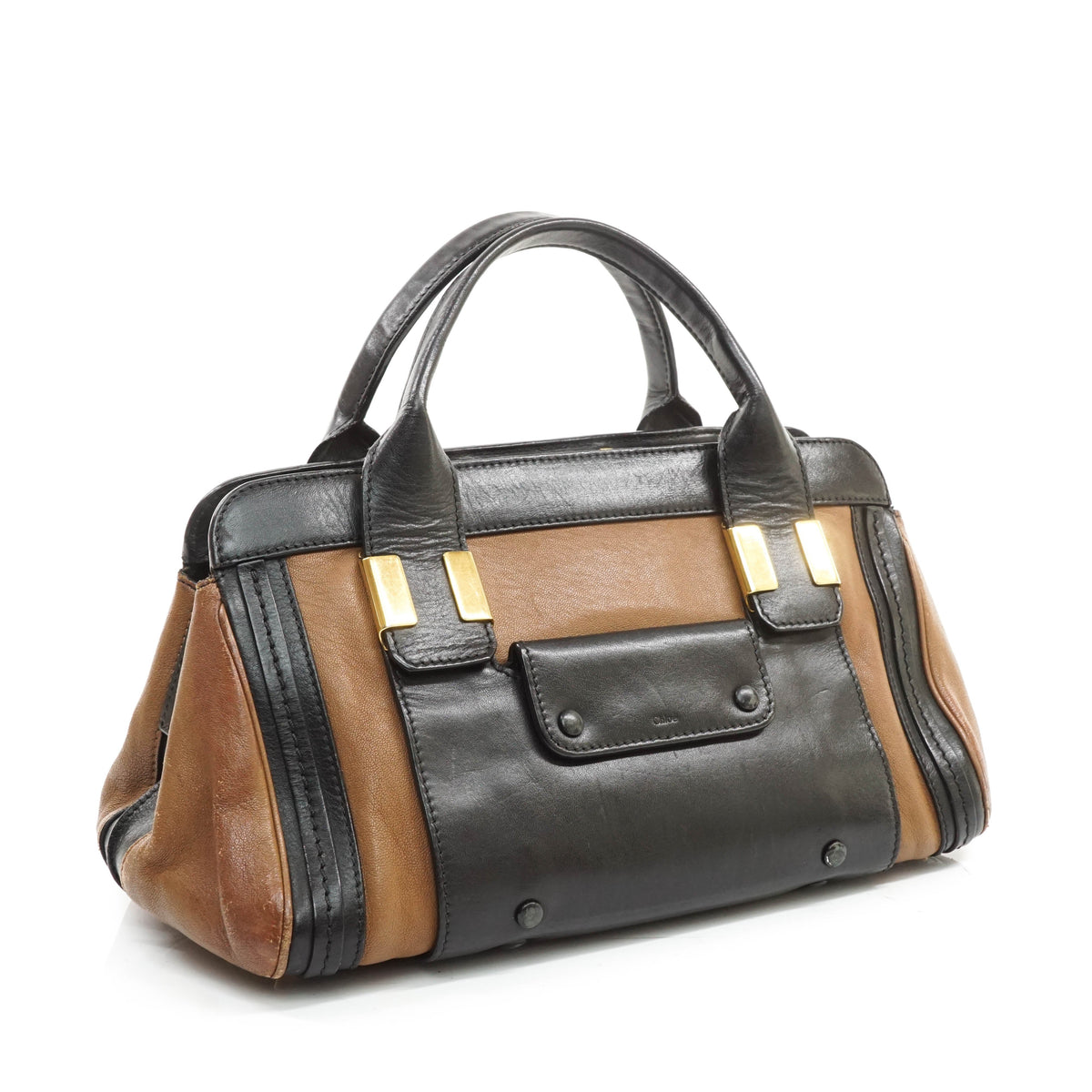 Chloe Alice Hand Bag Leather Black