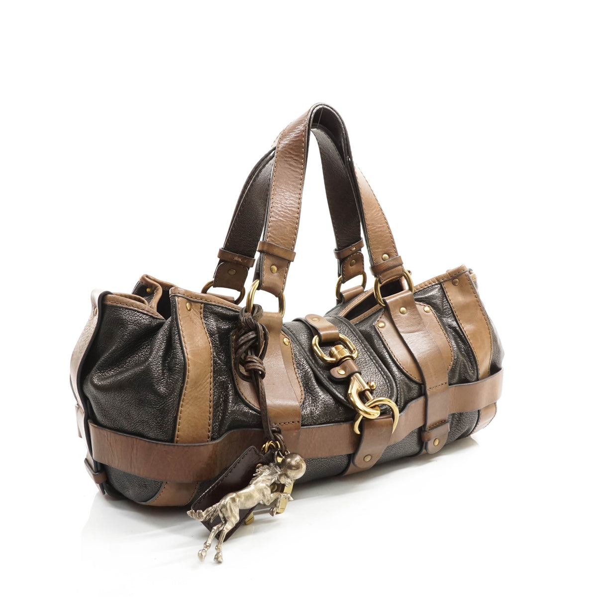 Chloe Kerala Hand Bag Leather Black