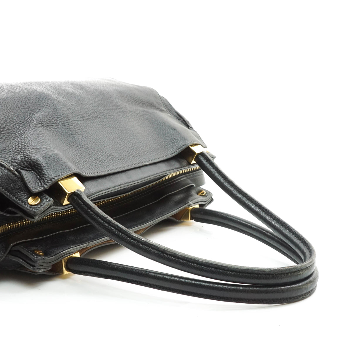 Chloe Hand Bag Leather Black