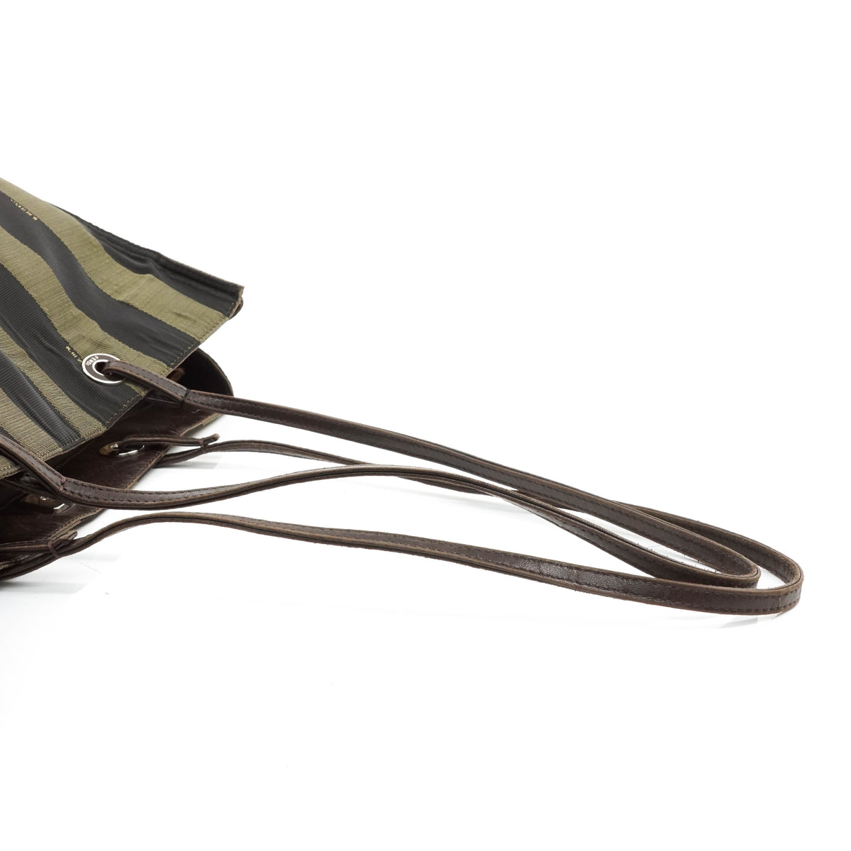 Fendi Tote Bag Black Coated Canvas