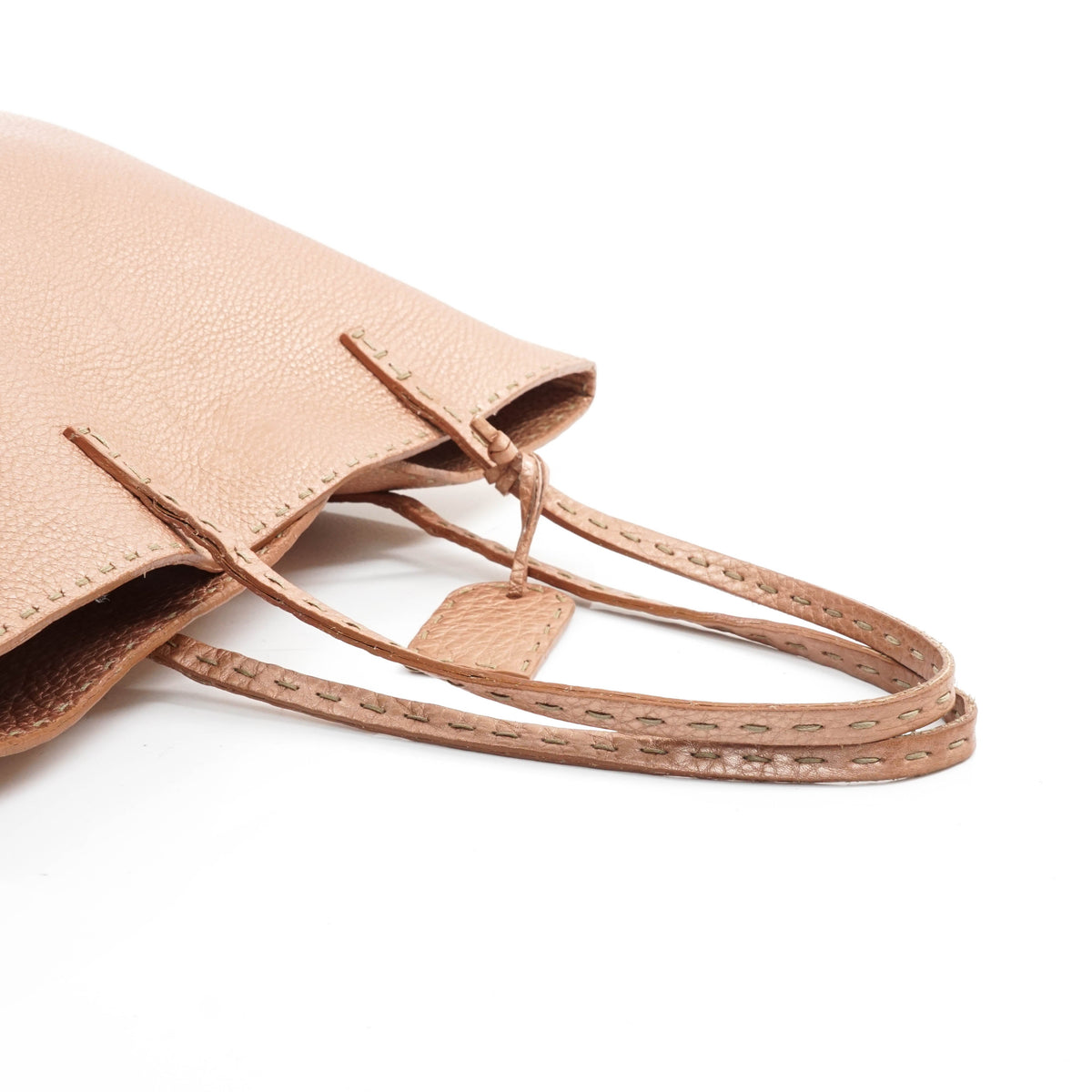Fendi Tote Bag Leather Pink