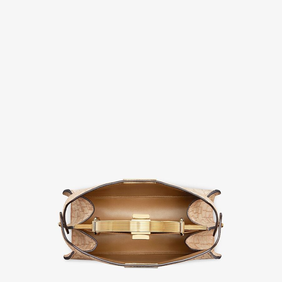 Fendi Small Beige Crocodile Bag