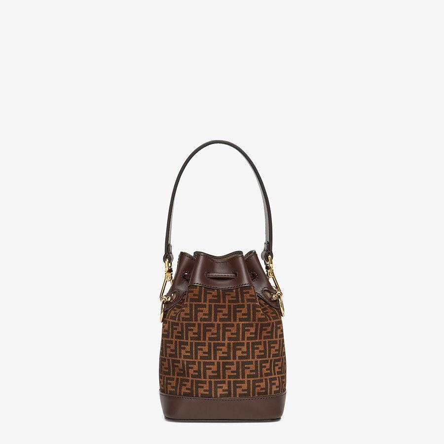 Fendi Leather Mini-bag With Ff Print