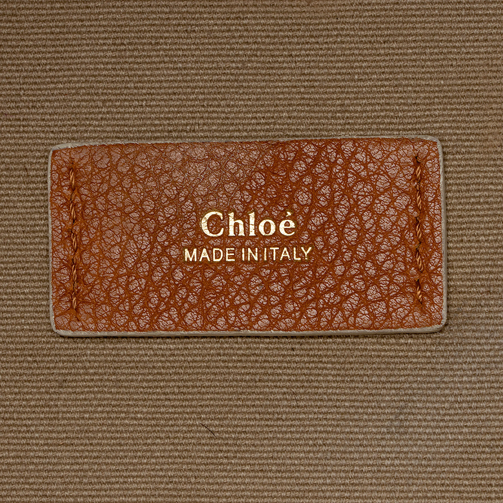 Chloe Calfskin Everston Medium Double Satchel (SHF-13921)