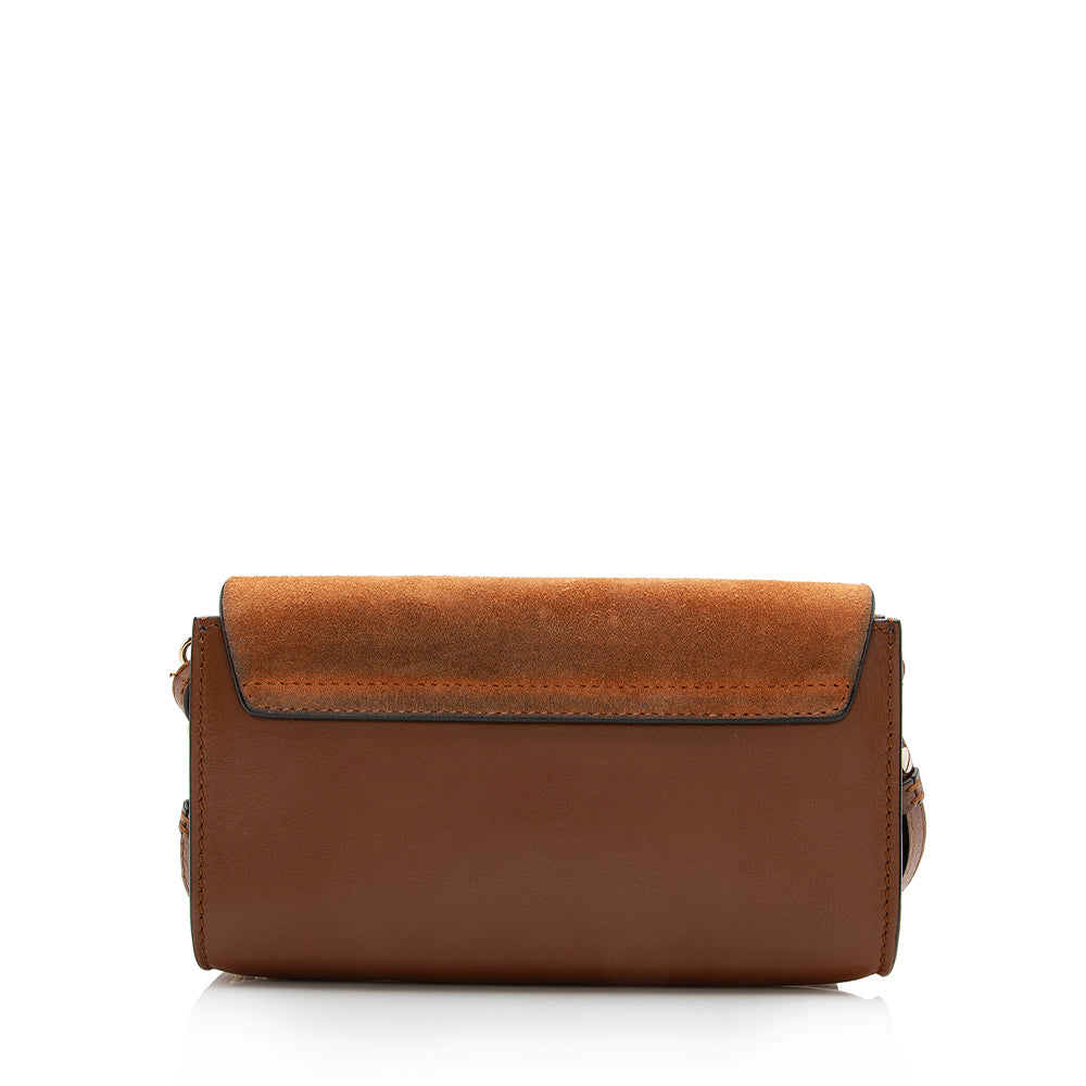 Chloe Calfskin Suede Faye Mini Shoulder Bag (SHF-16814)