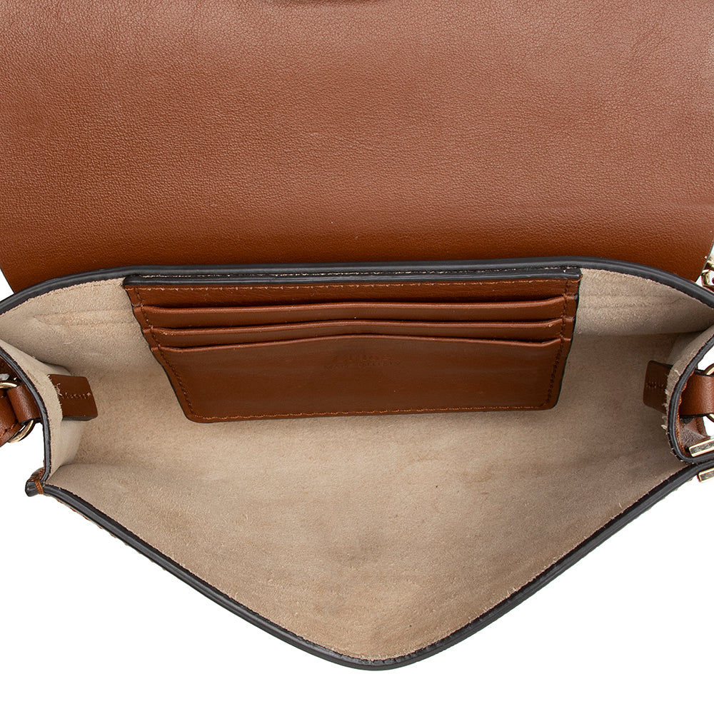 Chloe Calfskin Suede Faye Mini Shoulder Bag (SHF-16814)