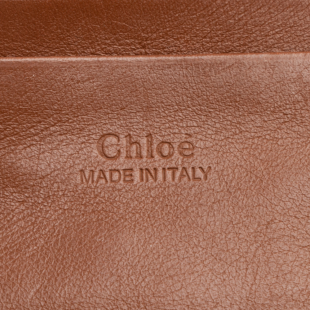 Chloe Calfskin Suede Faye Mini Shoulder Bag (SHF-16814)