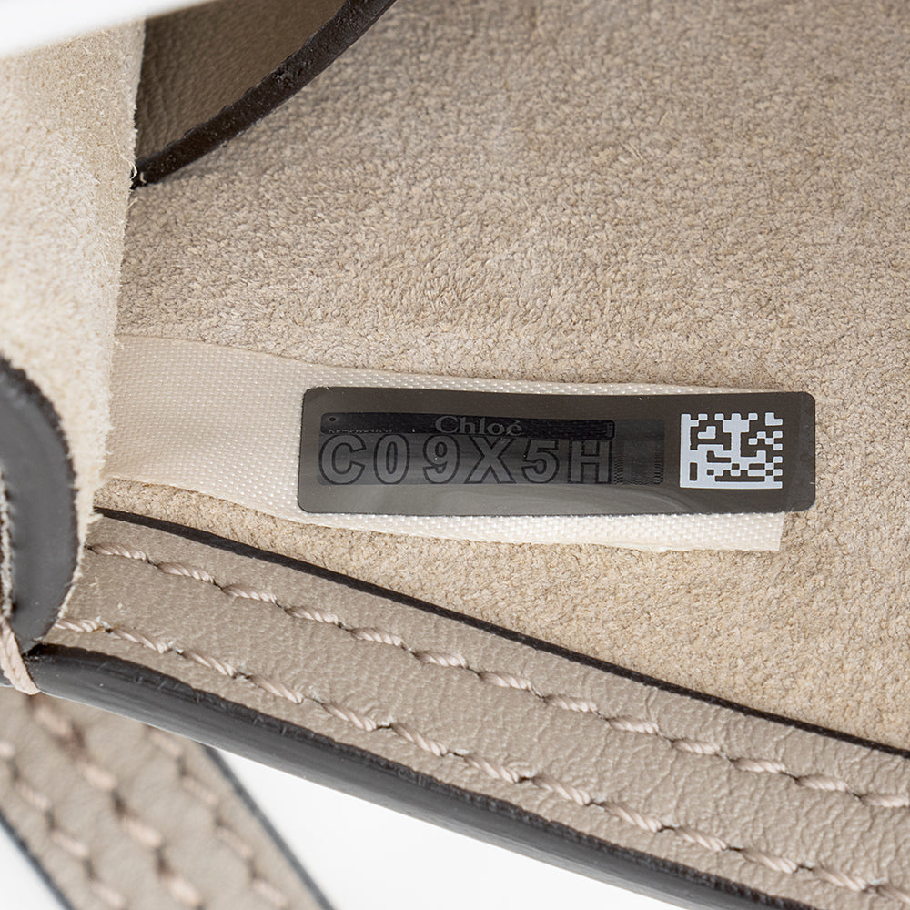 Chloe Calfskin Suede Nile Small Bracelet Bag (SHF-18310)