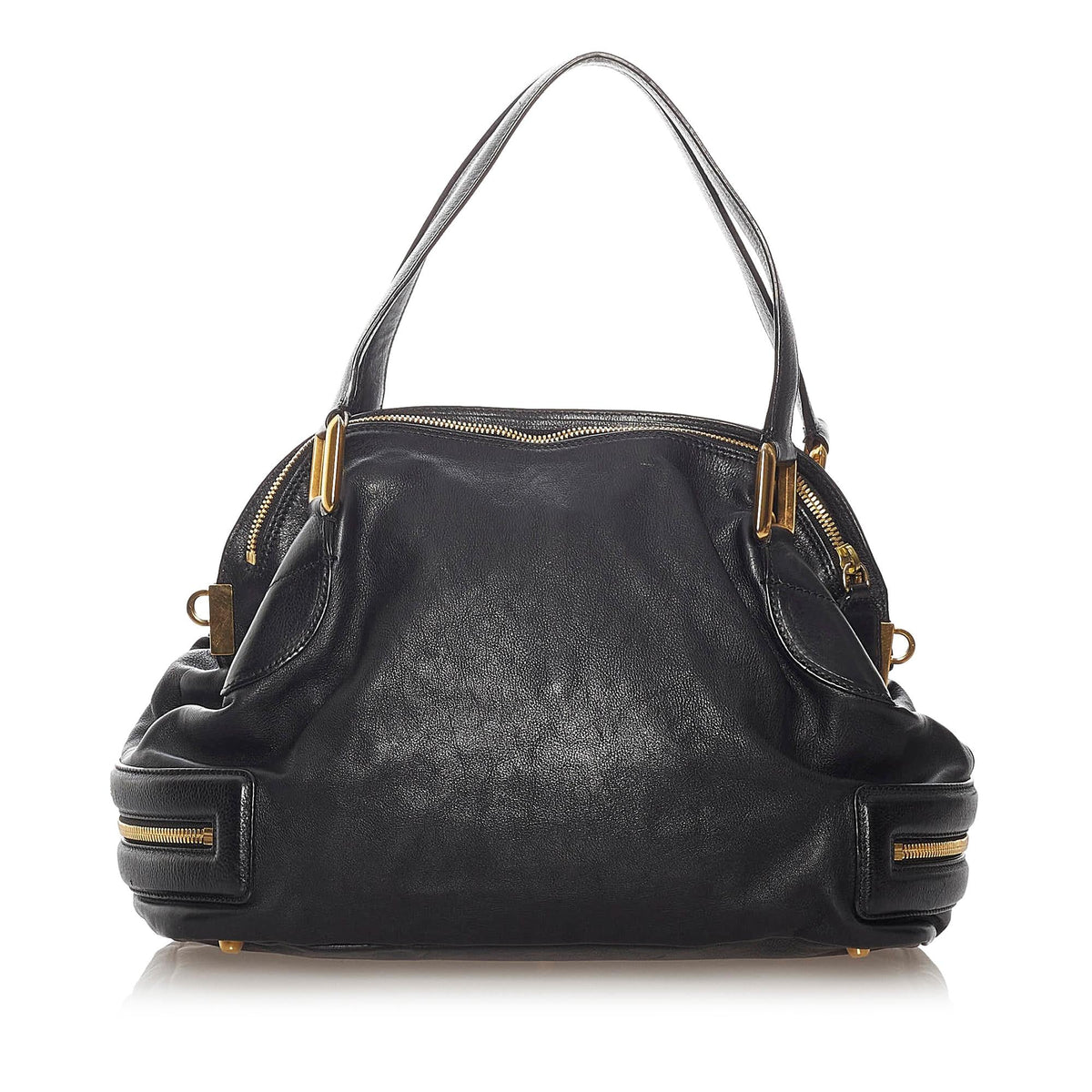 Chloe Cary Leather Satchel (SHG-27766)