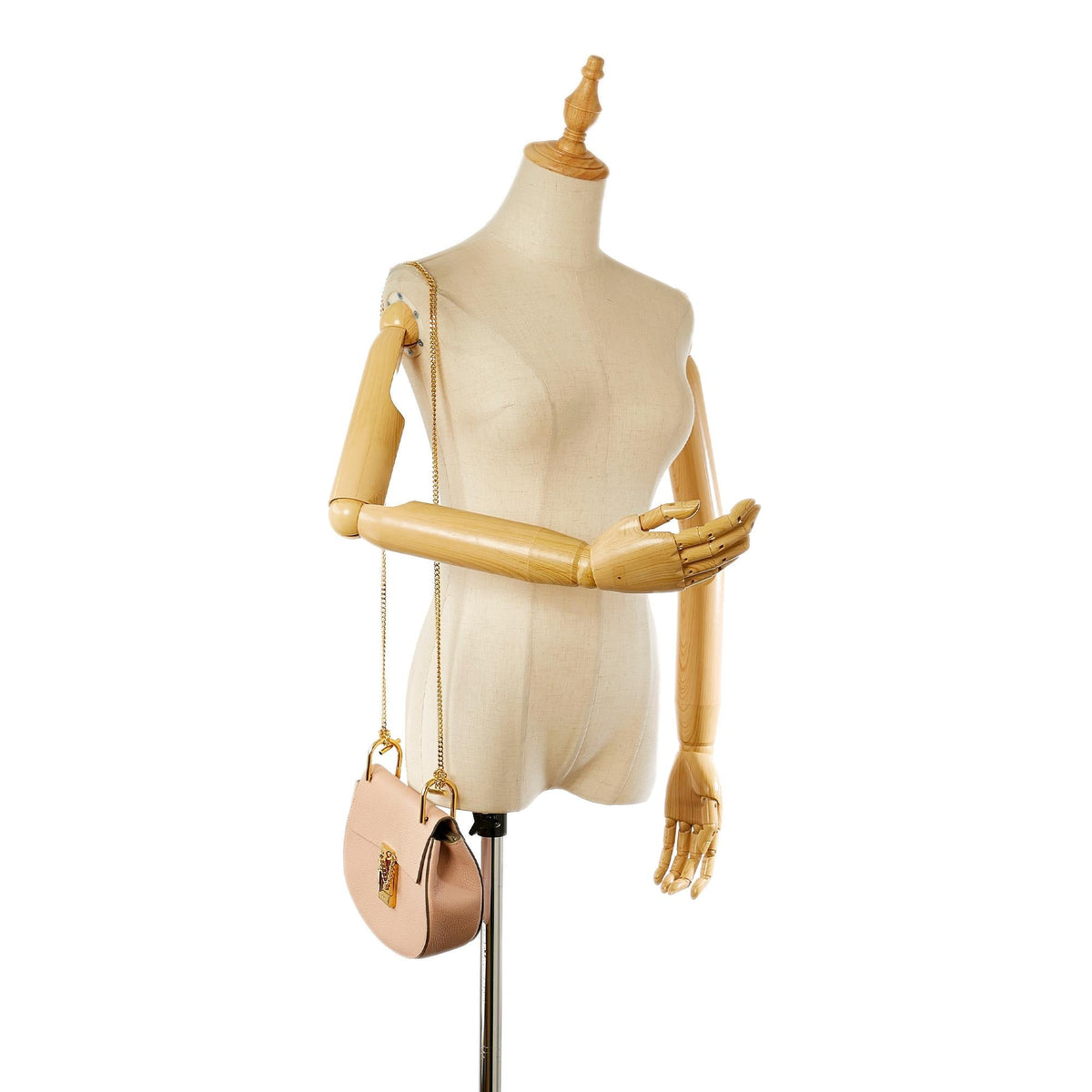 Chloe Drew Leather Crossbody Bag (SHG-23826)