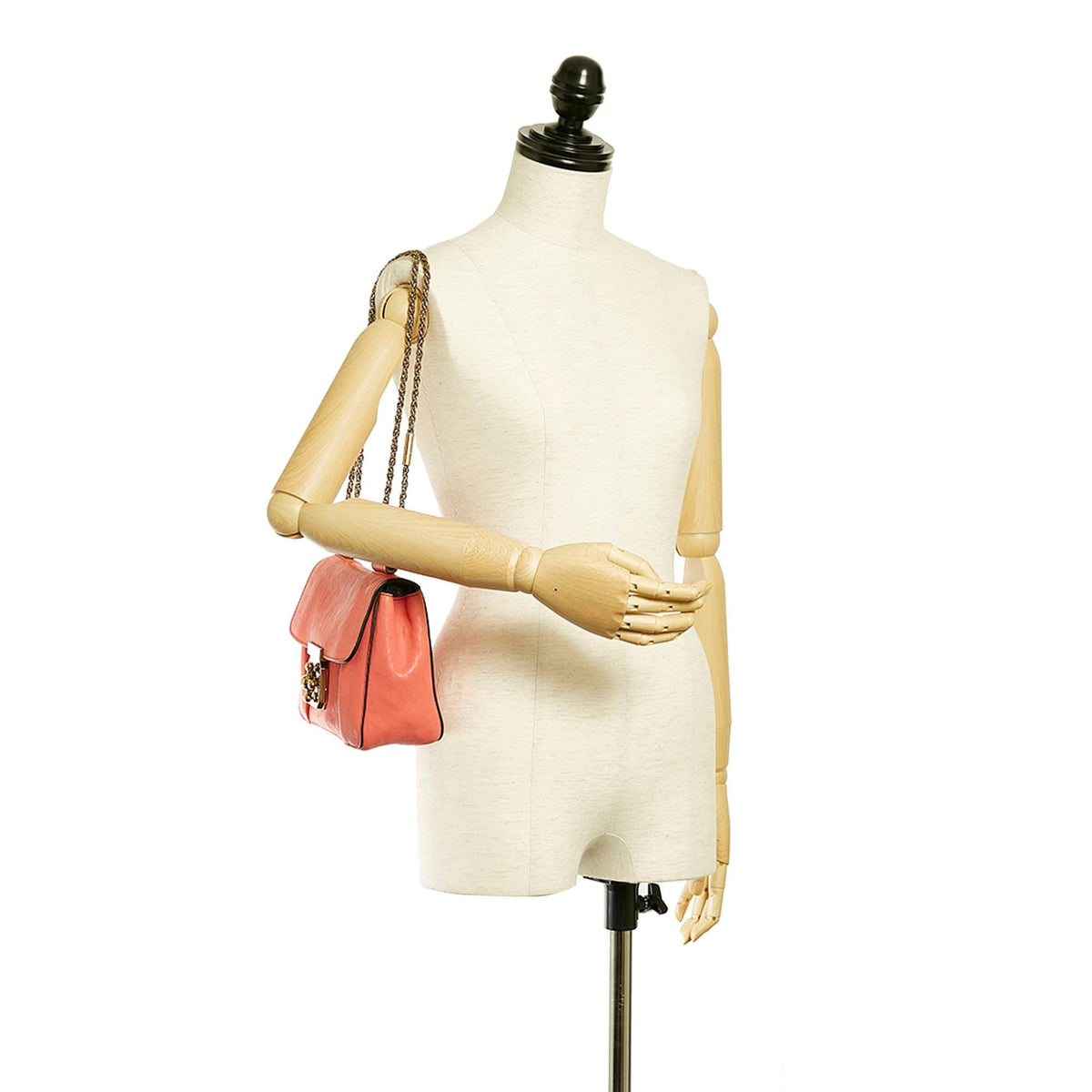 Chloe Elsie Leather Crossbody Bag (SHG-27135)