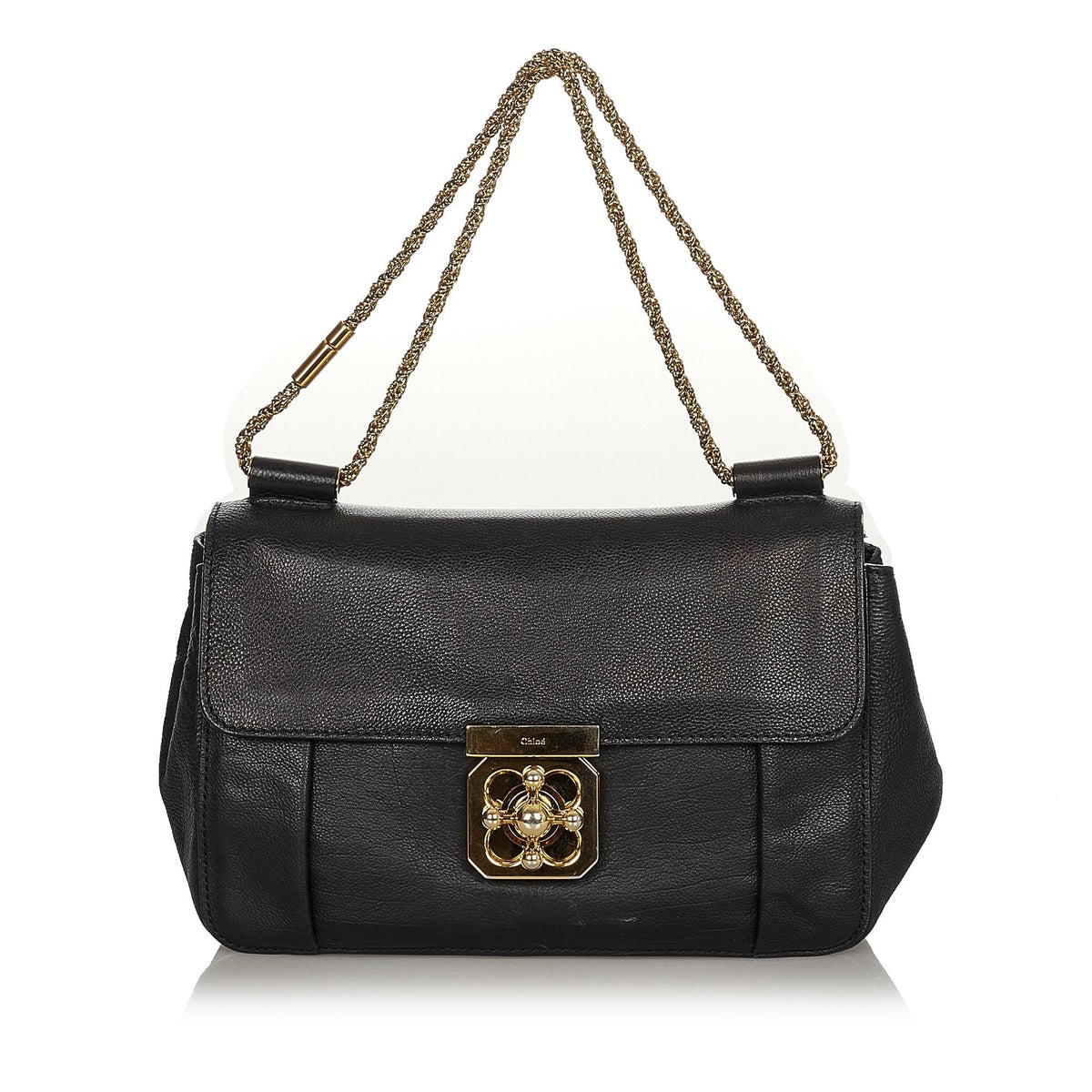 Chloe Elsie Leather Shoulder Bag (SHG-24535)