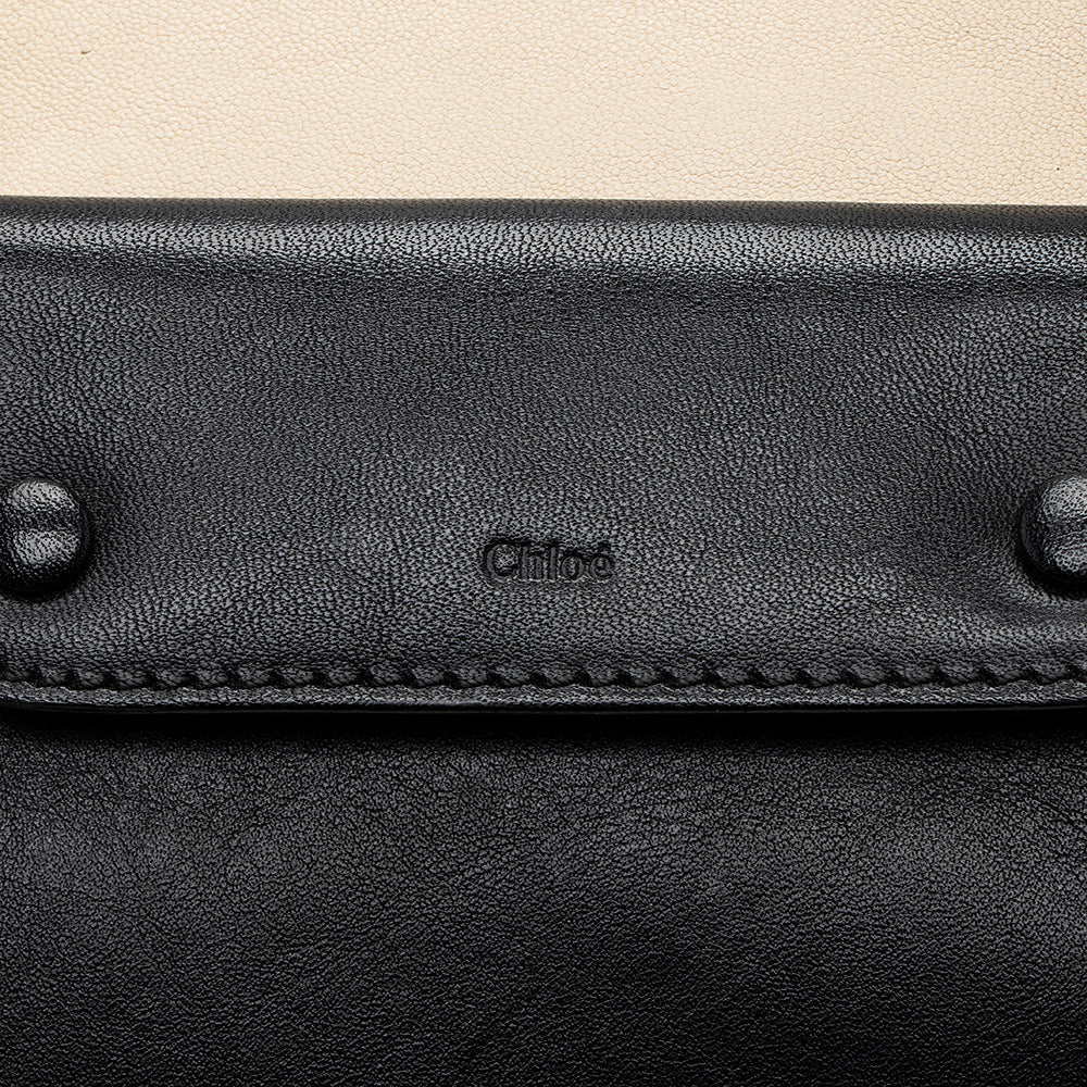 Chloe Leather Alice Medium Satchel (SHF-18244)
