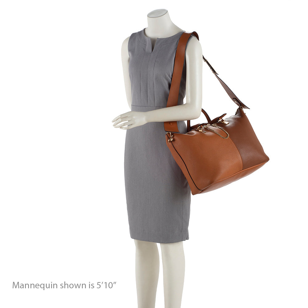 Chloe Leather Baylee Medium Shoulder Bag (SHF-15738)
