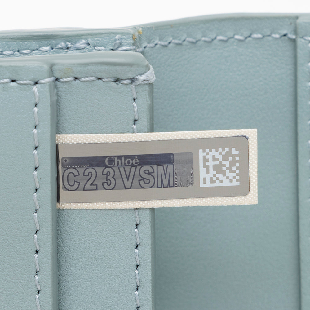 Chloe Leather C Card Holder (SHF-15092)