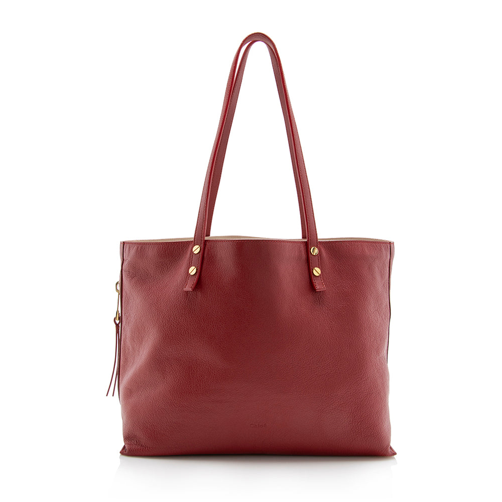 Chloe Leather Dilan Tote (SHF-14252)