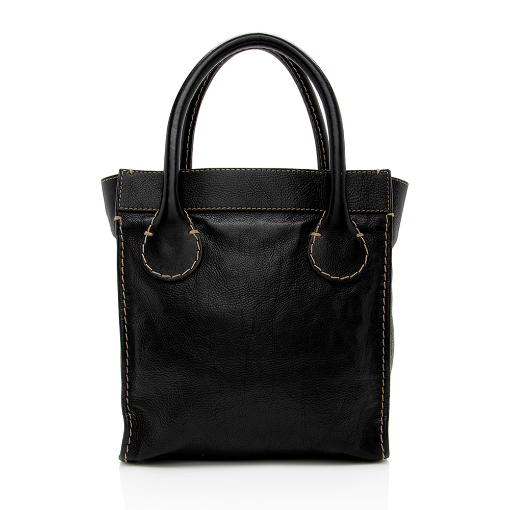 Chloe Leather Edith Large Tote (SHF-15404)