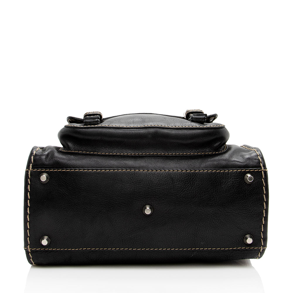 Chloe Leather Edith Large Tote (SHF-15404)