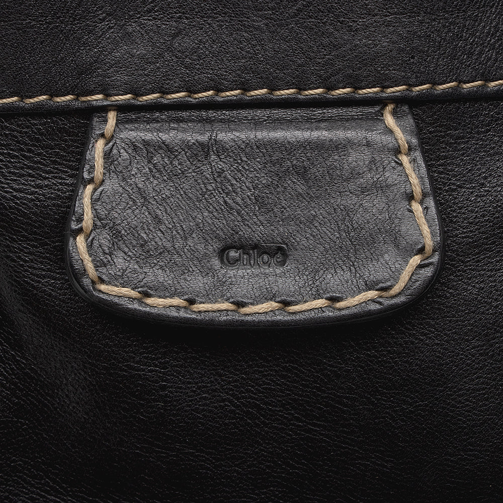 Chloe Leather Edith Large Tote (SHF-15404)