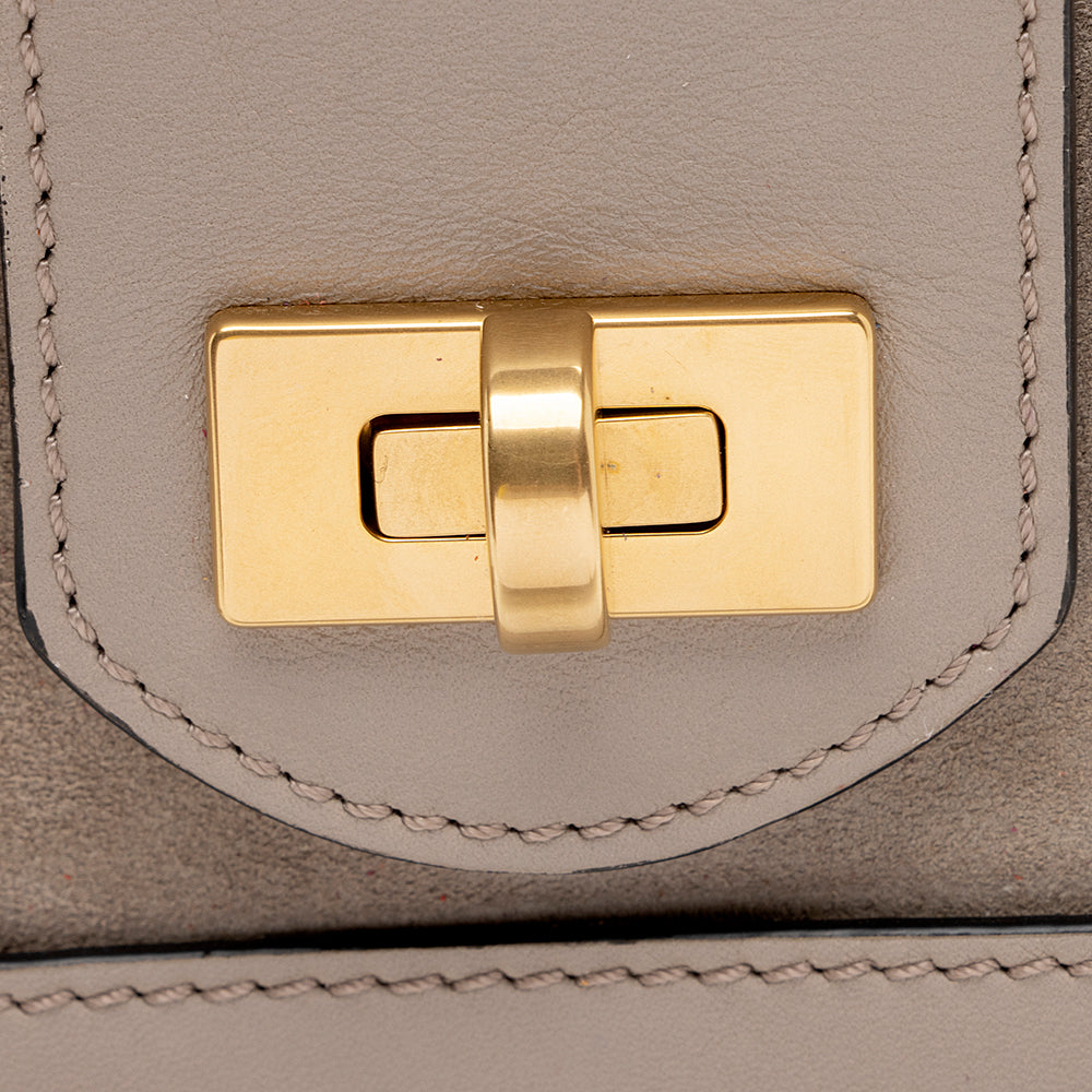 Chloe Leather Jane Mini Crossbody Bag (SHF-17808)
