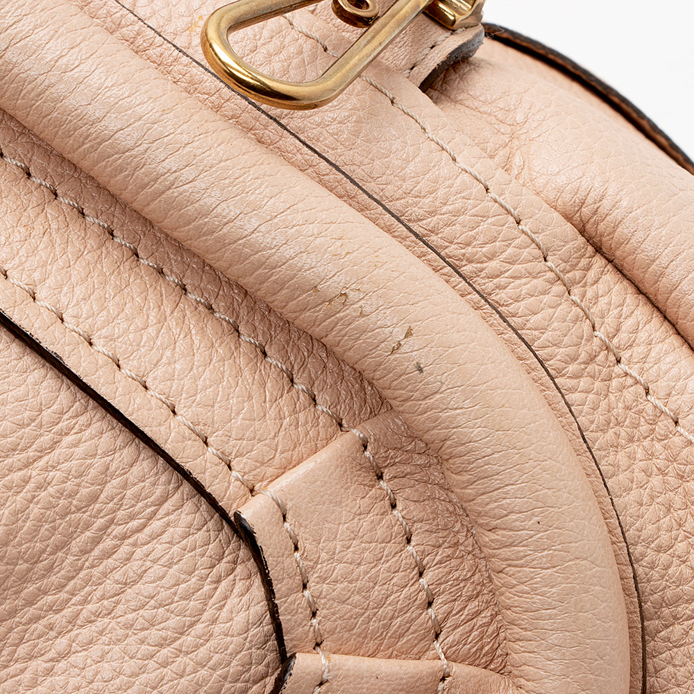 Chloe Leather Paraty Medium Satchel (SHF-17346)