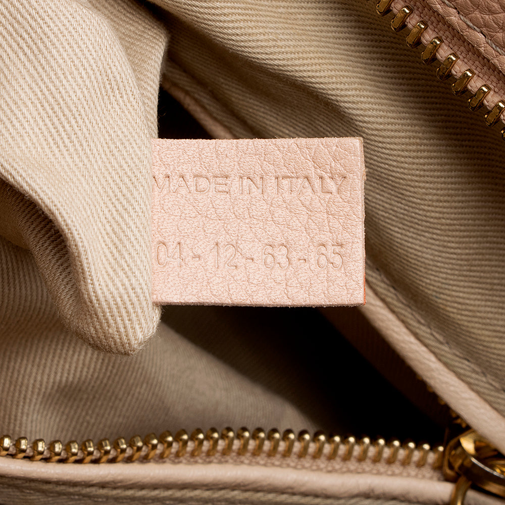 Chloe Leather Paraty Medium Satchel (SHF-17346)