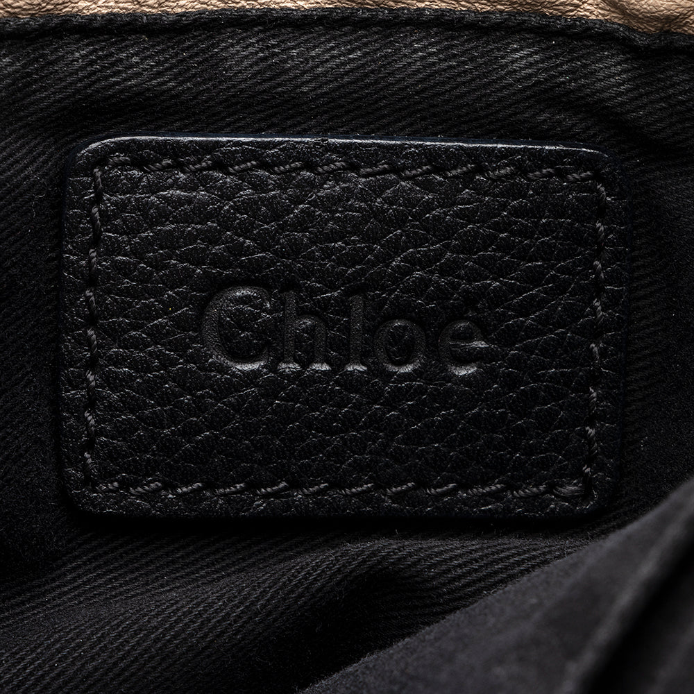 Chloe Leather Paraty Medium Satchel (SHF-18289)