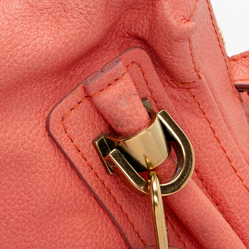 Chloe Leather Paraty Small Satchel (SHF-14701)
